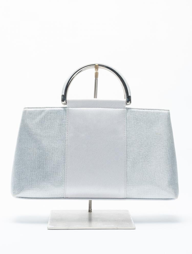 ラメリングバッグ（シルバー）
