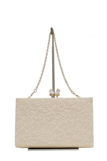 クラシカルレースバッグ（ベージュ）