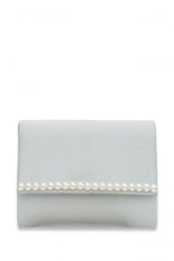 シャンタンパールバッグ（Lグレー）