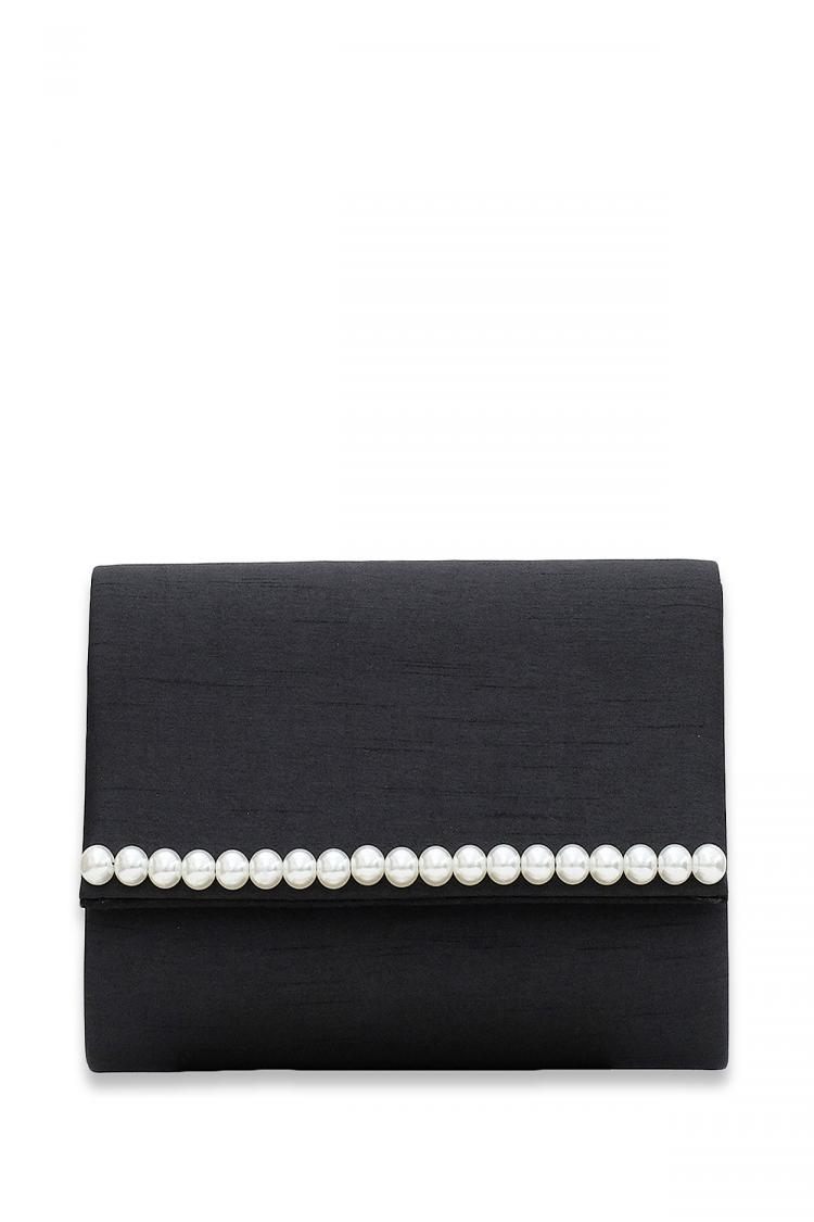 シャンタンパールバッグ（ブラック）