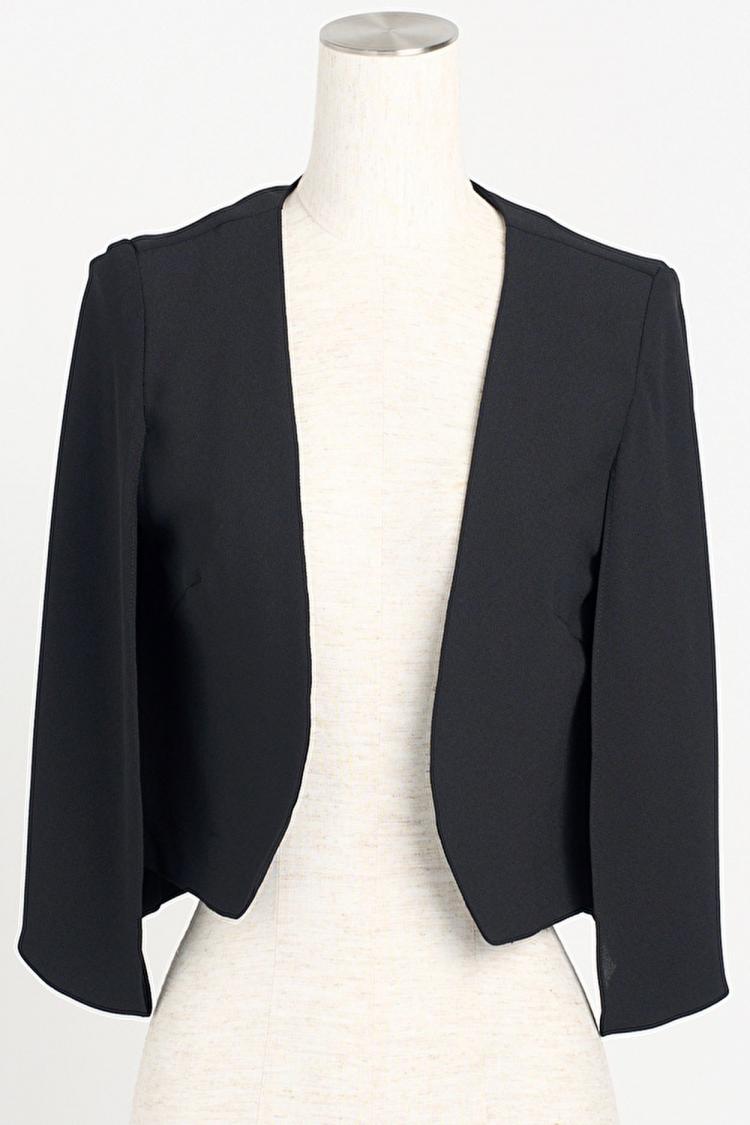 【M】アームスリットボレロ（ブラック）